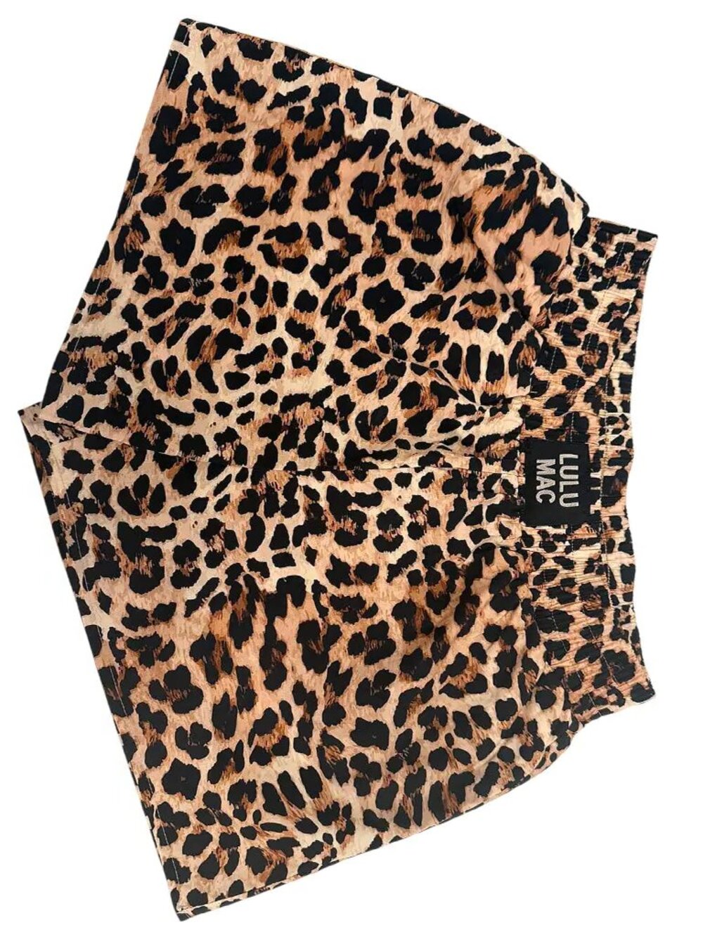 Lulu Mac Leopard Boxer Shorts NWT XL